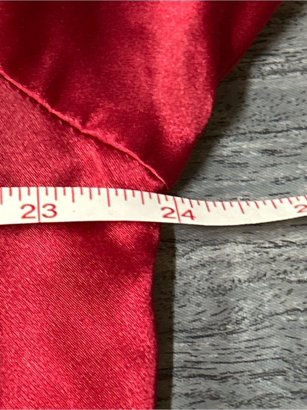 Victoria’s Secret Satin Nightshirt Size Large Red Vintage - Picture 5 of 6